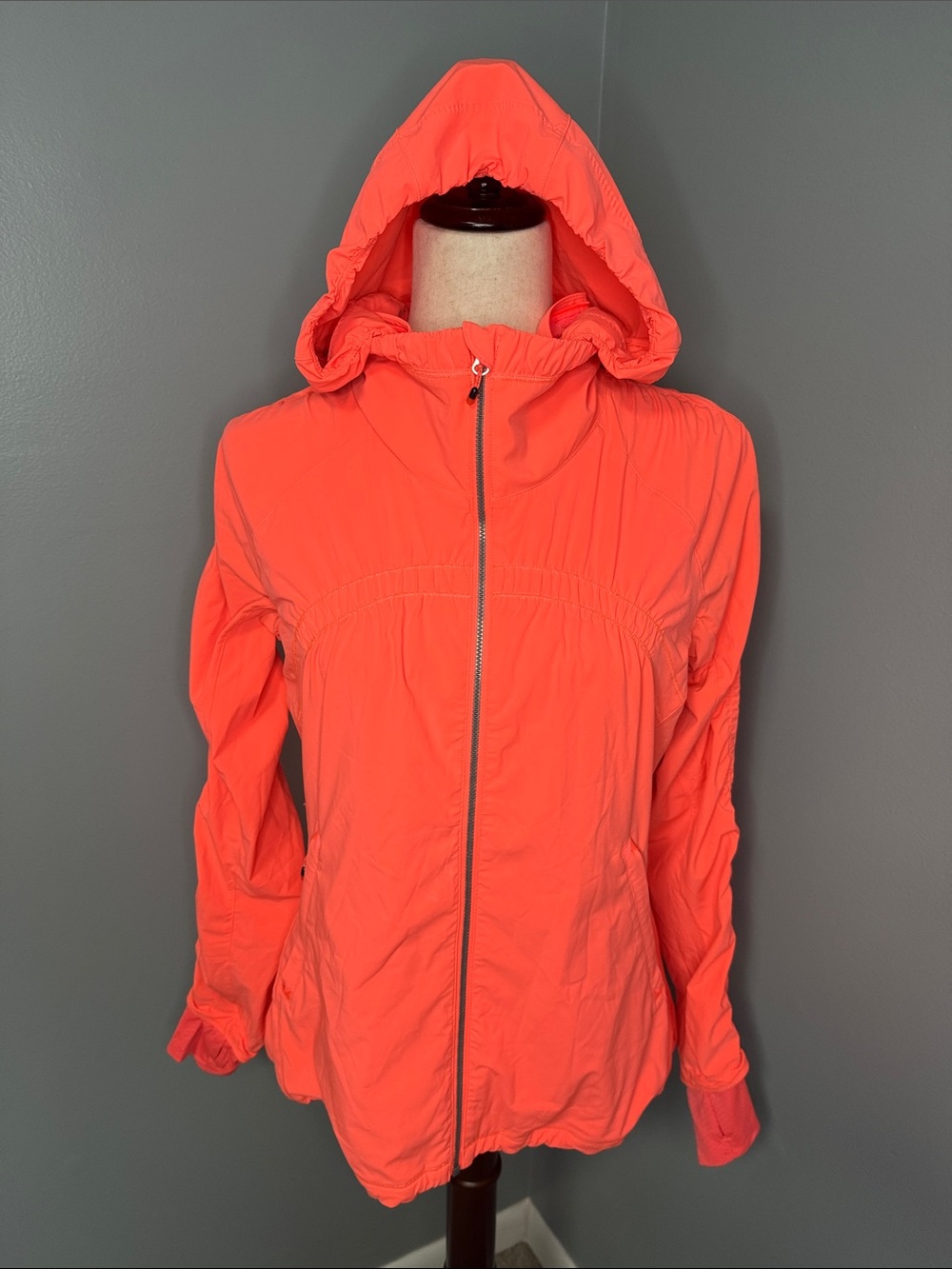 Lululemon Women’s Neon Orange Gather Me Slightly Jacket Sz 6